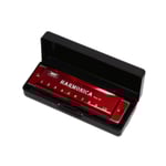 10-håls munspel Munorgan Pussel Musikinstrument Början Red One Size