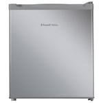 Russell Hobbs Table Top Larder Mini Fridge 40L Capacity, Quiet Running 39DB, Reversible Door, 0 to 8 Degrees Manual Temperature Control, Stainless Steel Effect RHTTLF2E1SS