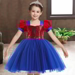 Flickor Spiderman Princess Kostym Klänning Party Fin födelsedagspresent 110cm