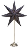 Markslöjd Baroque Julstjärna på fot 45cm Blå/Antik