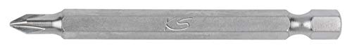 KS Tools 911.7731 - Boîte de 5 Embouts de Vissage PHILLIPS®, L.75 mm - 1/4'' - PH2 - En Acier Spécial