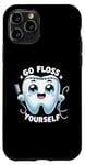 Coque pour iPhone 11 Pro Go Floss Yourself Dentiste Hygiéniste Dentisterie