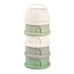 BEABA ® Doseringsboks for melkepulver Bomull hvit / salviegrønn - Bare i dag: 10x mer babypoints