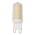 euroLighting 2-kanta-LED-lamppu G9 3W täysspektri 2700K Ra97