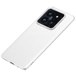 Xiaomi 14 Pro Skinndekket Plastdeksel med Innebygd Kamerabeskytter - Hvit