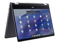Acer Chromebook Spin 514, 14" Full HD IPS touch, AMD Ryzen 5 5625C, 16 GB, 256 GB eMMC, WiFi 5, Chrome OS, 3 års garanti