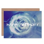 Wee Blue Coo Carte de Voeux Happy Birthday Little Planet Tortue