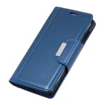 Flip Case for Alcatel 3, Business Case with Card Slots, Leather Cover Wallet Case Kickstand Phone Cover Shockproof Case for Alcatel 3 (Blue)