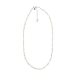 Susanne Friis Björner Halsband 45 cm med barocka sötvattenspärlor silver
