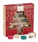 Yankee Candle Alpine Christmas Tree 10 Tea Lights & 1 Holder Gift Set Xmas 🎁