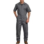 Dickies Men's Short-Sleeve Coverall, Gray, S Shorts,33999GY