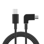 Hensych 1M Extension Data Line Charging Cable Conversion Wire Type-C to Type-C/Type-C to Micro-USB for Osmo Pocket 2/Osmo Pocket/Mavic Air 2/Air 2S,Type-c Android Phone Connector(Type-C to Micro-USB)