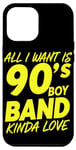 iPhone 15 Pro Max 90's Boy Band Kinda Love Retro Music Fan Case