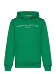 Essential Hoodie Tops Sweat-shirts & Hoodies Hoodies Green Tommy Hilfiger