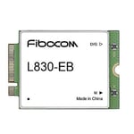 Lenovo Fibocom L830-EB - Modem cellulaire sans fil - 4G LTE Advanced - pour ThinkPad L480, L580, P43, P52, P53, T480, T490, T580, T590, X280, X380 Yoga, X390, Black, 4XC0Q92823