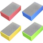 4-pack diamantpoleringspads för slipning av betong, glas, sten, granit, marmor 60#, 100#, 200#, 400# (som visas)