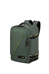 American Tourister Take2Cabin - Sac Cabine Ryanair 25 x 20 x 40 cm, 23 L, 0,50 kg, Bagage à Main, Sac à Dos pour Avion S Underseater, Vert (Forêt Foncée)
