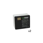 Wasabi Power Batterier och Batteriladdare - Dubbel - för Arlo Ultra / Ultra 2 / Pro 3 / Pro 4 - Paket