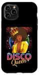 iPhone 11 Pro Disco Music Queen Melanin Diva Gen X 1970s Black Girl Magic Case