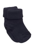 Cotton Rib Baby Socks Sockor Strumpor Navy Mp Denmark
