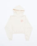 SPORTY & RICH EXCERCISE OFTEN CROPPED HOODIE CREAM Unisex CREAM