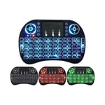 Mini Bluetooth-tangentbord (handhållet tangentbord), bakgrundsbelyst minitangentbord