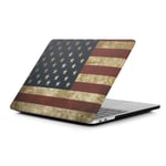 Macbook Pro 15.4-tum 2016 med touch (A1707) skyddsskal plast tryck på - Amerikansk flagga