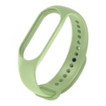 Strap for Xiaomi Mi Smart Band 6, Adjustable Colourful Replacement Watch Bracelet, Soft Breathable TPU Watch Band Waterproof Sport Strap Accessory for Mi Smart Band 6 - Matcha Green