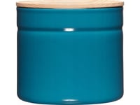 Riess Riess - Köksbehållare Med Trälock 1,3 L Silent Blue