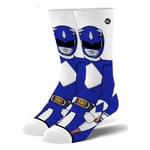ODD SOX Men's Crew Socks - Blue Ranger (Power Rangers)-(UK 6-12 | EU 40-46)