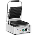 Royal Catering Andrahandssortering Kontaktgrill - 1800 W Räfflad