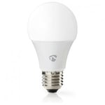 Nedis SmartLife Wi-Fi LED-lampa, E27, vit/RGB, 806 lm