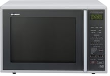 Sharp R959SLMAA Combination Microwave Oven, 40 Litre Capacity, 900W, Silver