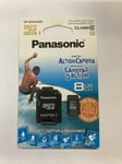 Panasonic 8GB Micro SD Card With Adaptor Class 10