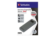 Verbatim Executive Fingerprint Secure - 512 GB - Extern SSD - USB 3.2 Gen 1