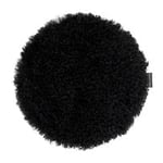 Skinnwille Curly sittdyna svart Ø34 cm