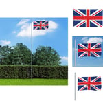 Flaggor & vindstrutar - Living Storbritanniens flagga 90x150 cm