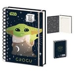 Pyramid Star Wars: The Mandalorian (grogu) A5 Wiro Undated Diary Notebook