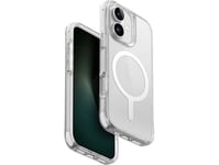 Uniq Combat Apple Iphone 16 6,1" Magclick Laddningsfodral För Apple Iphone 16 6,1" Vit