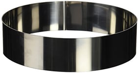 Lacor 68518 Emporte-Pièces Cercle à Tarte Ronde 18 x 4,5 cm 18 / 10, Argenté