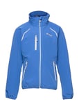 Sjoa Light Softshell Youth Jacket Solid Charcoal 128 Sport Softshells Softshell Jackets Blue Bergans