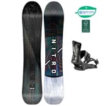 Nitro Snowboardpaket Magnum 163 + Rambler Ultra Black L