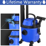 NEW 3IN1 15L BAGLESS 2000W CYLINDER VACUUM CLEANER/HOOVER (BLUE) WET&DRY 