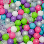 350 Balles Piscine a Balles - 5,5cm Boules pour Piscine à Boules - Bébé Enfant - bunt