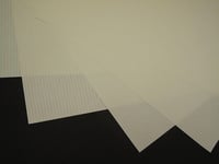 White Lined Pin Stripe Paper A4 90gsm X 25 Sheets For Cardmaking Am550