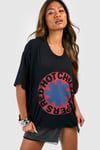 Red Hot Chili Peppers Cropped License Band T-shirt