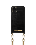 iDeal Mobilhalsband iPhone 11PM/XSM Jet Black Croco