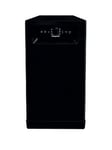 Hotpoint Slimline Hf9E1B19Buk Freestanding Dishwasher - Black