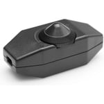 1-60W LED Dimmer Dimbar (Rotationsdimmer) LED Dimbar, På/Av, 220-230V, CE In-Line Strömbrytare, Svart db black As shown