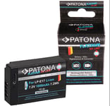 PATONA Batterie Platinium avec Entrée USB-C pour Canon LP-E17